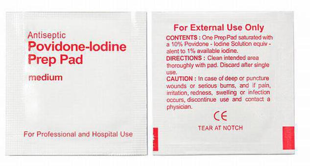 Povidone-Iodine Prep Pad