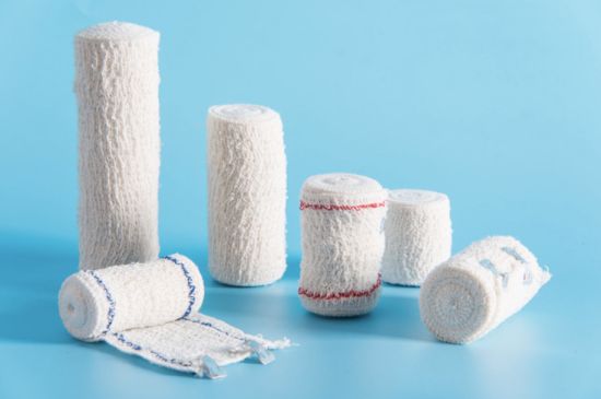 Red(Blue) Thread Crepe Elastic Bandage