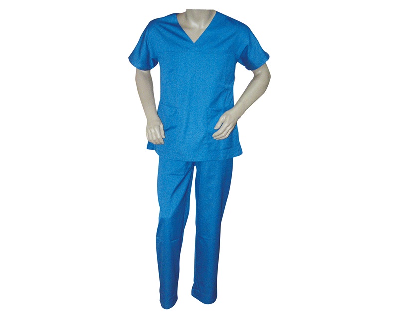 Unisex Solid Color Scrub